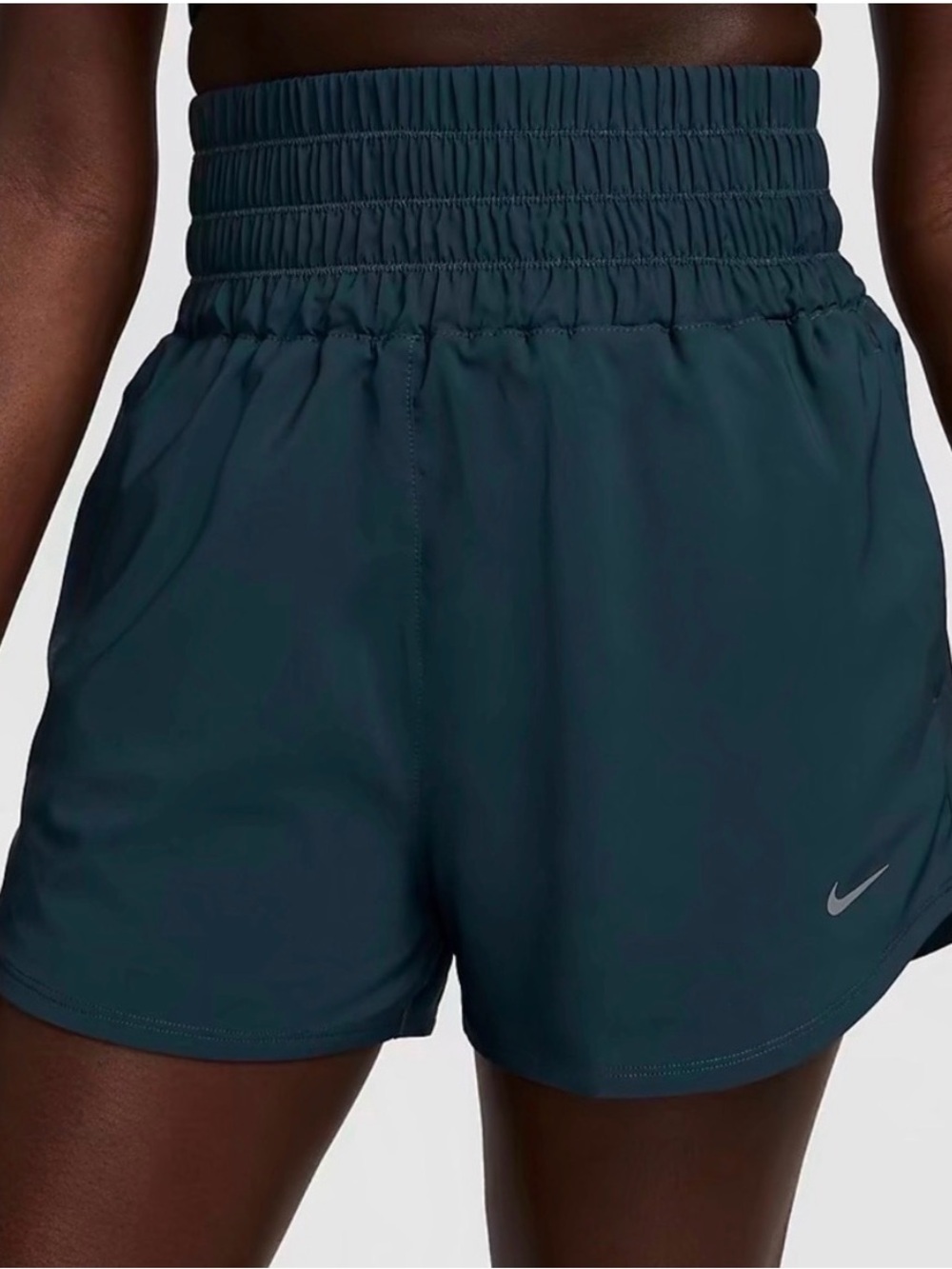 Nike Women's Athletic Shorts — Deep Teal Performance Running Shorts